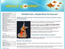 Tablet Screenshot of about-goldfish.com